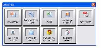 9. Importación de documentos El software nos da también la opción de importar cualquier documento que tengamos guardado en el PC.