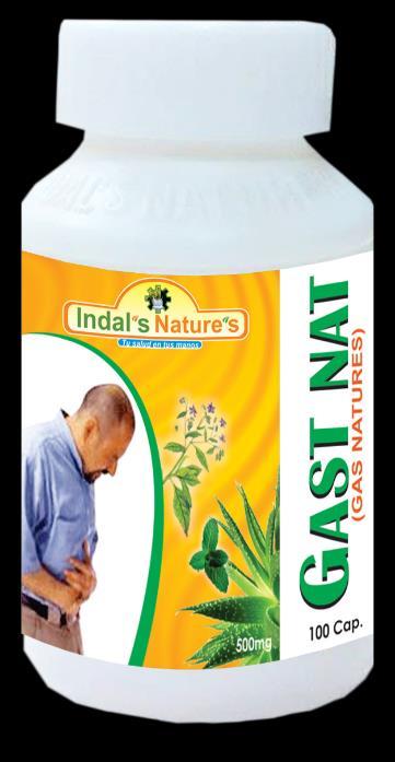 GAST NAT Combate y previene la gastritis, úlceras y acides estomacal.