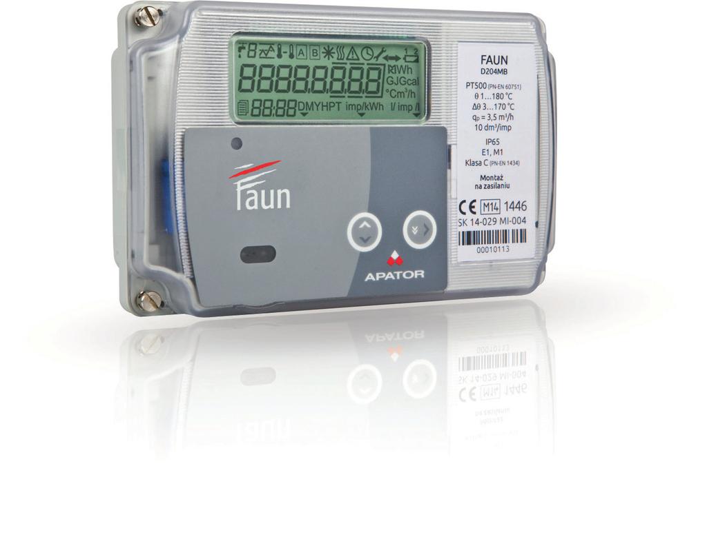 FAUN es un calculador de elevada precisión y altas prestaciones, destinado a la medición de consumos de energía en instalaciones de calefacción y refrigeración.