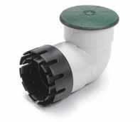 Productos de drenaje Válvulas retráctiles para drenaje, adaptadores de cuenca y accesorios Válvulas retráctiles para drenaje Cuerpo de válvula retráctil fabricado con espuma de polietileno