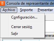Configuración Haga clic en Archivo y, a continuación, en Configuración en la parte superior izquierda de la consola de representante para configurar sus preferencias.