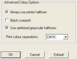 Se trata de una función de prueba que indica las densidades relativas de cada uno de los cuatro colores de tóner en el documento impreso.
