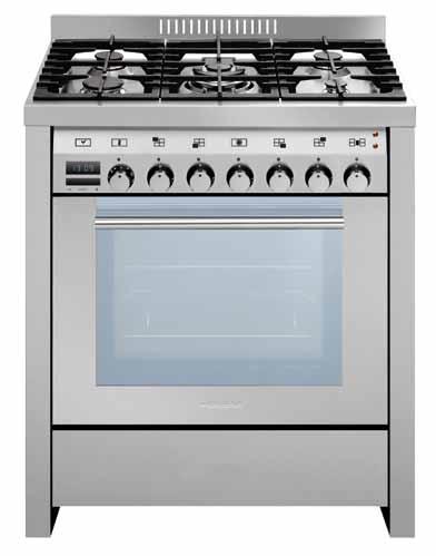 MONOLITH 70x60 Electric oven MONOLITH 70x60 Horno eléctrico multifunción Cast-iron pan supports One-hand electronic ignition (both models) and oven burner (ML712QI) Safety valves oven (ML712QI)