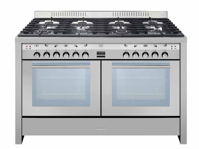 MONOLITH 120x60 double oven MONOLITH 120x60 doble horno MDW80CI Left oven: electric Right oven: electric static Horno a la izquierda: eléctrico
