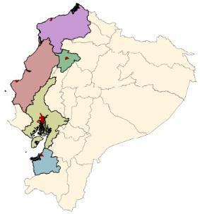 Guayaquil 509,31 Loja 498,77