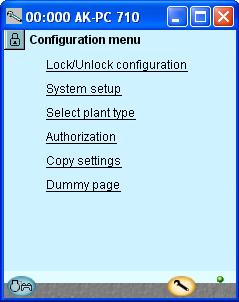 Configuración - continuación Desbloqueo de la configuración de los controladores 1.