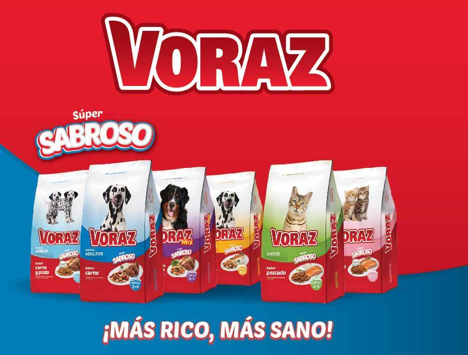 Packaging Voraz Cliente: Agroindustrias Baires / Año 2016 Llevamos a cabo junto a Agro Industrias Baires el desarrollo de los nuevos packs de Voraz, el alimento de la categoría económica de la