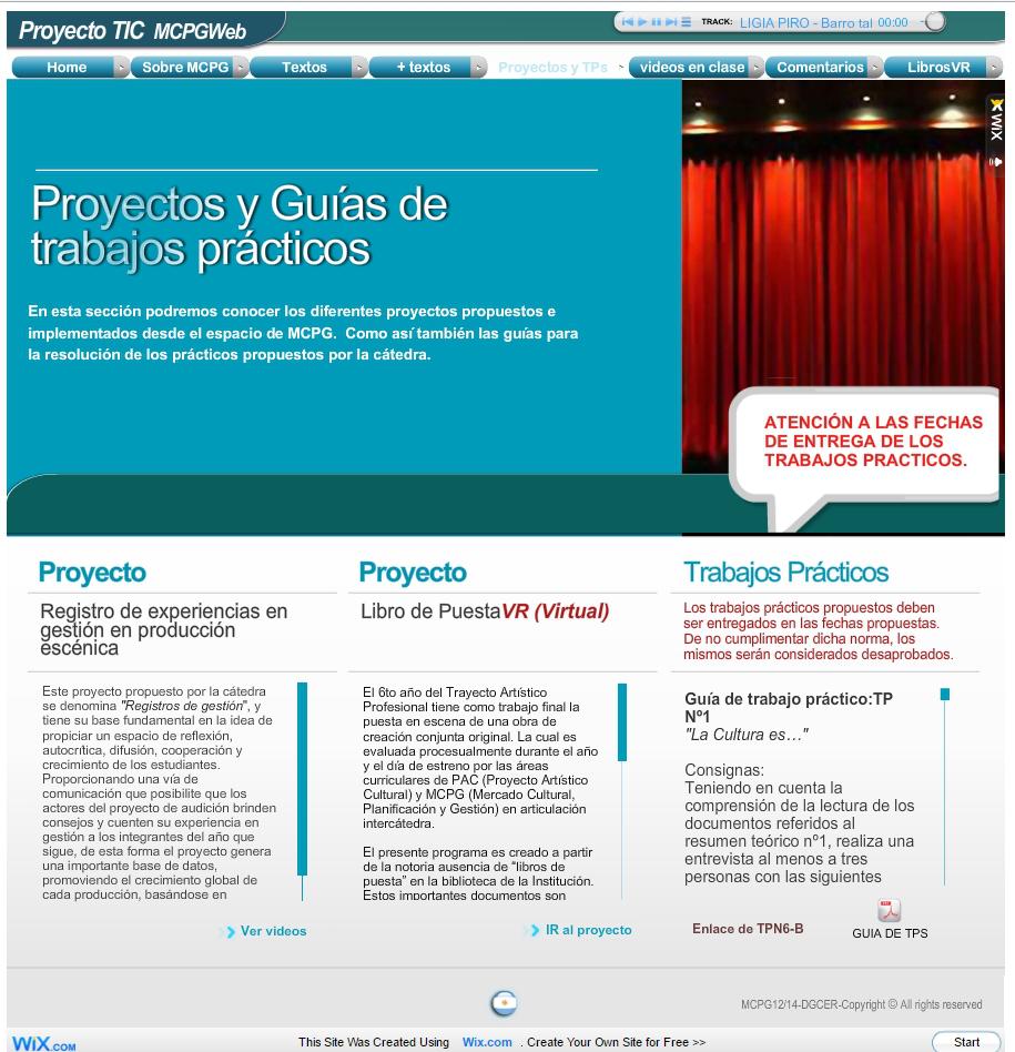 PROYECTOS Y GUÍAS DE TRABAJOS PRÁCTICOS Visualización y descarga de la guía de tps PROYECTO REGISTROS DE GESTIÓN