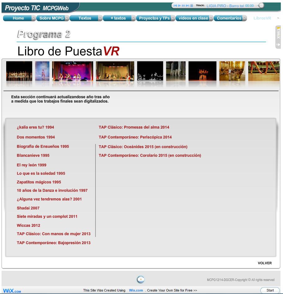 LIBRO DE PUESTA VR Biblioteca virtual de los Libros de
