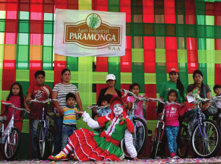 L os niños y niñas de la comunidad de Paramonga y anexos, participaron de una tarde colmada de alegría, obsequios, golosinas y juegos recreativos gracias a Agro Industrial Paramonga.