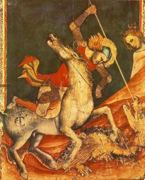 org/wiki/archivo:santa_maria_yermo_04.jpg [captura 31/05/2012] Vitale da Bologna, San Jorge y el dragón, 1350.
