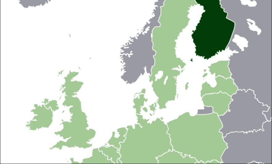 Finlandia 5.3 Dinamarca 5.5 Noruega 4.