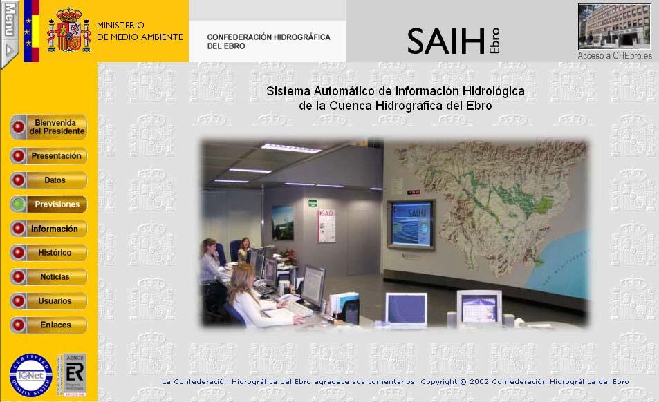 1. Sistema de Ayuda a la Decisión de la Cuenca del Ebro Presentación de