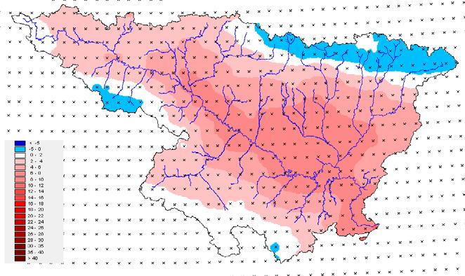 1. Sistema de Ayuda a la Decisión de la Cuenca del Ebro Datos de entrada al SAD: INM Predicciones Modelo Meteorológico HIRLAM Precipitación y temperatura