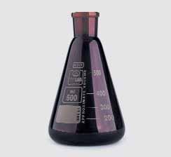 GENERAL CATALOGUE EDITION 9. Destilar, separar, filtrar Destilación, síntesis/matraz con Matraces Erlenmeyer con cierre de rosca, vidrio de borosilicato.