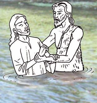 La Biblia dice... Busca en la Biblia Mateo :-7 y Lucas : y rodea: en qué río fue bautizado Jesús?