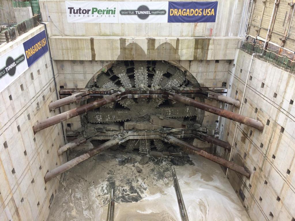 Madrid, 5 de abril de 2017 El grupo ACS, a través de su filial Dragados USA, lidera el consorcio que acaba de completar la ejecución de uno de los túneles más