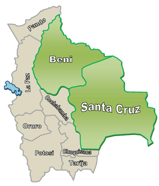 Regional Centro - Este Distribucion Territorial de
