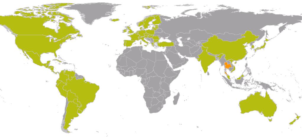 ECONOMÍA Y COMERCIO EXTERIOR UN PAÍS ABIERTO AL MUNDO: 23 acuerdos comerciales con 61 países.