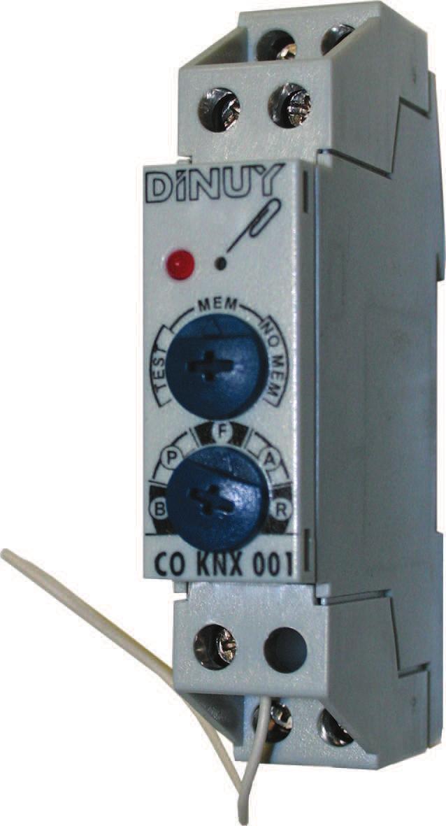 Incluye la opción de repetidor de señales RF. Instalación: En raíl DIN.