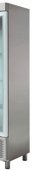 APS-701-C Armarios refrigerados con puertas de cristal serie 700 Estructura compacta totalmente inyectada con paneles exteriores en