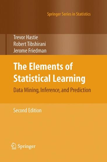 Epígrafe Bibliografía o tema The Elements of Statistical Learning: Data Mining,