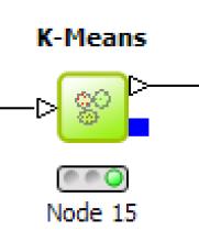 Epígrafe El entorno o tema de trabajo en KNIME nodos Son unidades de procesamiento de un workflow Puerto de entrada (datos) Puerto