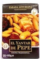 Lata de fabada El yantar de Pepe `` Lata de la comida más