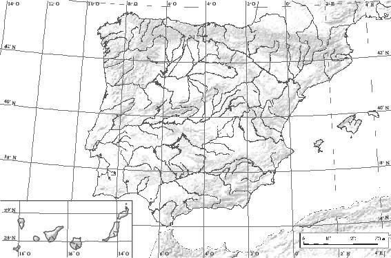a) Qué provincia está situada más al noreste de la Península? b) Qué provincia está situada más al sur, Albacete o Guadalajara? c) Qué provincia andaluza se sitúa al oeste de Sevilla?