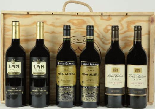 vino tinto Rioja LAN Gran Reserva 2 b.