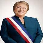 Atributo Le genera confianza Cuánto cumple la Presidenta Michelle Bachelet con las siguientes características?