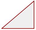 ángulos agudos Triángulo rectángulo Un ángulo recto El