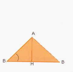 2.- Triángulo isósceles: Un triángulo isósceles es aquel que tiene iguales dos lados y dos ángulos Si llamamos A al ángulo desigual y B a los ángulos iguales, por las propiedades de los ángulos se