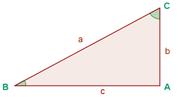 4.Resolver un triángulo conociendo los tres lados