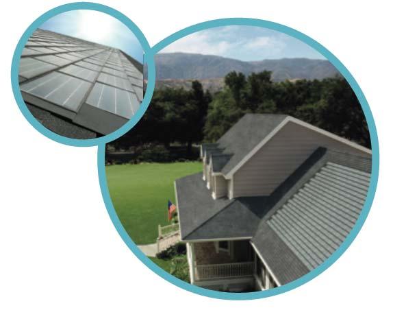 NEVO TIPO DE TECHO Este sistema es el 1 en su tipo en desarrollar tejas solares Fotovoltaicas con un sistema