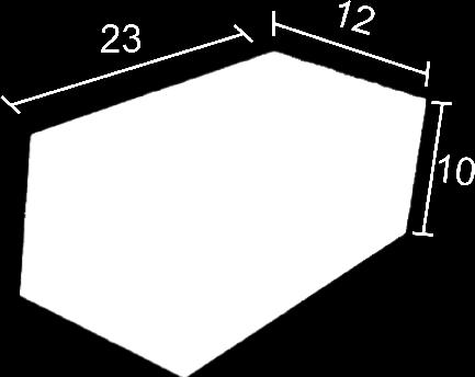 Biofiltro Se cava una zanja con las siguientes dimensiones: la parte superior de 3x2.5m, la parte inferior de 1.8 x 1.3m, con una altura de 0.6m y unos chaflanes de 45º.