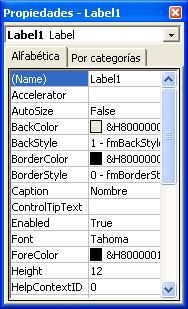 Si por error da doble clic en la etiqueta y lo manda a la pantalla de programación de la etiqueta, solo de doble clic en UserForm1 que se encuentra en el Explorador de Proyecto. 5.