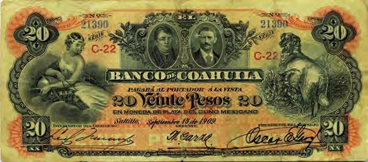 VERY FINE + $ 1,250 BANCO DEL ESTADO DE CHIHUAHUA 12 
