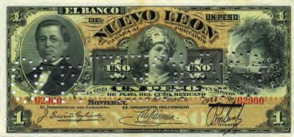 BANCO DE NUEVO LEON. B. MERCANTIL DE MONTERREY. 40 5 Pesos 27.