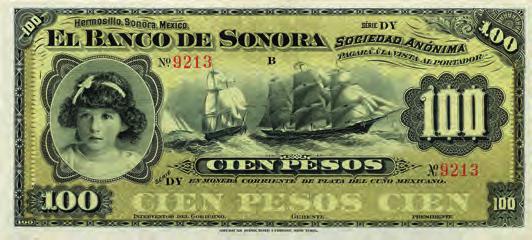 Pesos 15.10.1901 BK-TAB-5 M-514a VERY GOOD $ 1,250 TAMAULIPAS. BANCO DE TAMAULIPAS. 61 20 Pesos 15.7.