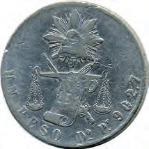 968 1 Peso Do 1872 Pt Eje de Medalla. RARO.