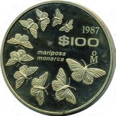 100,000 Pesos 1990 Cobre.