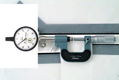 Reloj Comparador 5 mm 0.001 mm Modelo estándar Tapa con Oreja Anti-bloqueo  del husillo- 2119S-10