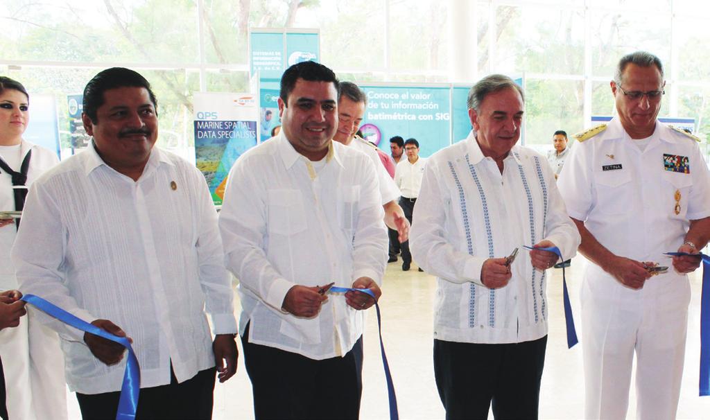 Ceremonia de Inauguración de la Tercera Convención Mexicana de Hidrografía La Batimetría Impulsando el Desarrollo Económico Sustentable El día 27 de abril de 2016 se llevó a cabo la ceremonia de