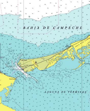 tecnología propia en áreas comunes próximas a Ciudad del Carmen: el canal de acceso al puerto, la Laguna de Términos y el