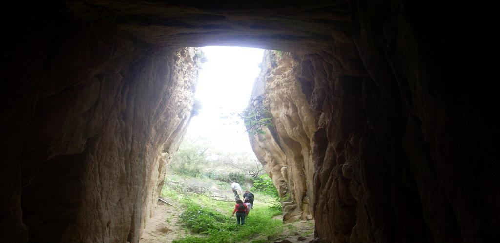 Cueva en las calcarenitas del Mioceno Sup.