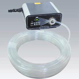 fibra óptica (accesorio no incluido) AC7001B OU7028G Luminario fuente de luz para fi bra óptica 180W 120V DMX 6000HR. Material: Aluminio extruido.