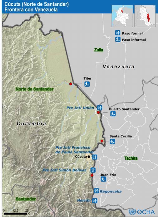 Colombia: Situación humanitaria en frontera colombovenezolana Informe de situación No.
