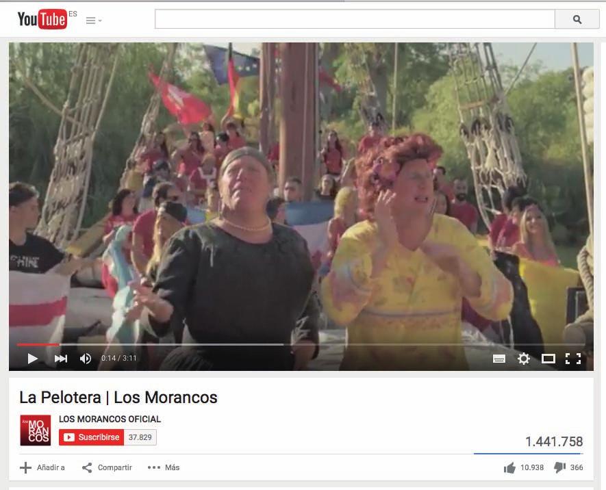 Morancos en Youtube El dúo cómico andaluz, en su continuo afán por actualizarse, ha visto en Youtube la oportunidad de abrir una ventana a Internet a través de la cual hacernos participes de sus