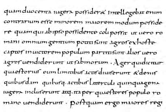 Carlomagno estandarizó el estilo; minúsculas carolingas; producidas por sus ministros